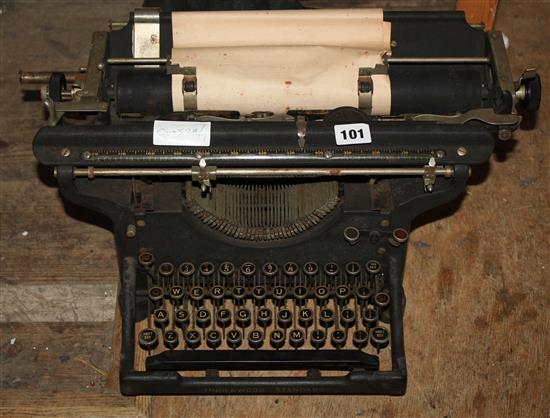 Early Underwood typewriter